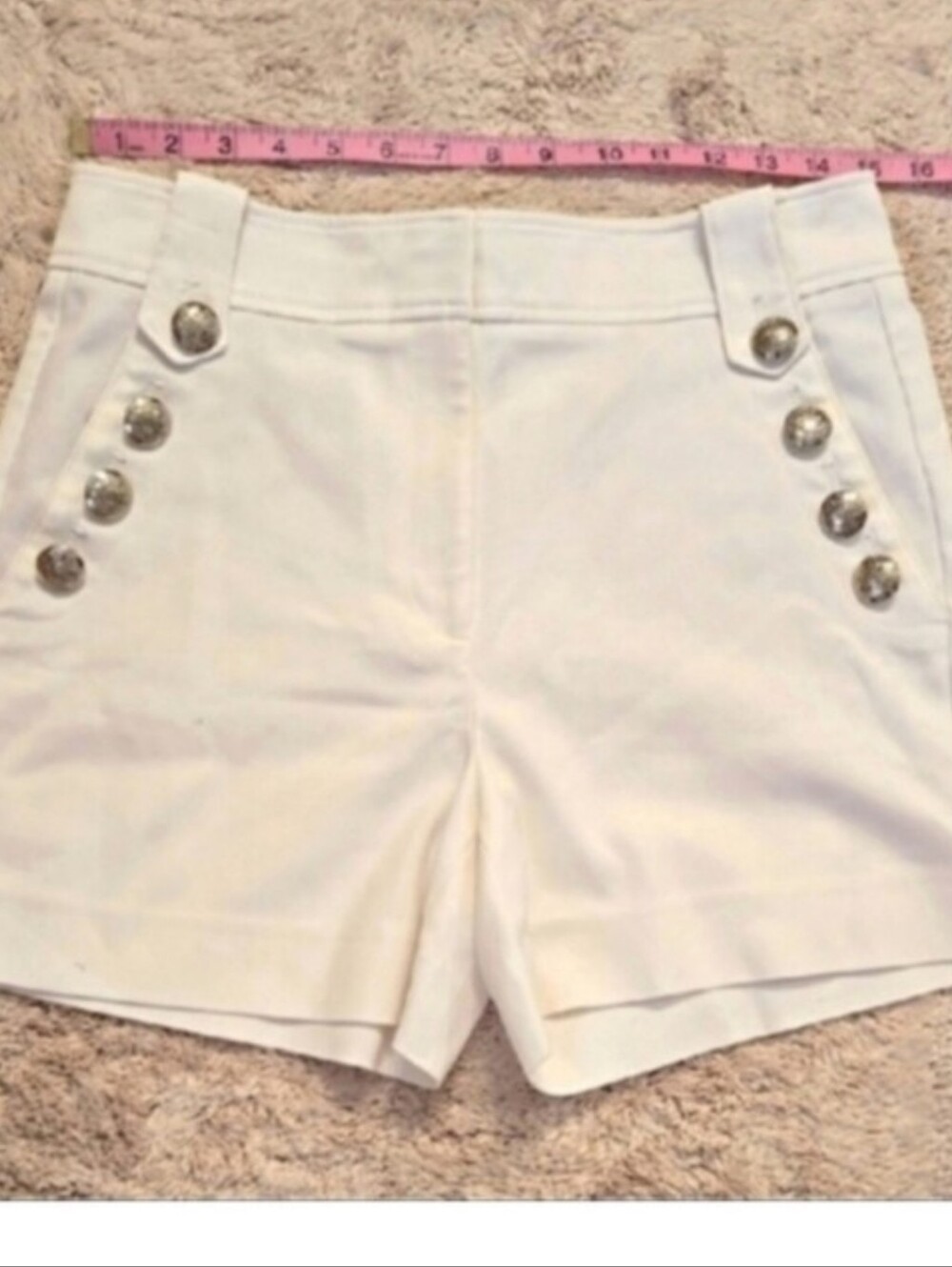 Copy Balmain White Shorts Size 8
